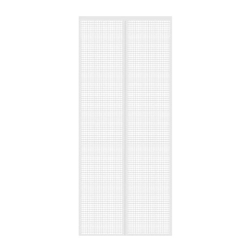 rideau moustiquaire porte magnétique noir maille fine fibre verre fermeture velcro protection insectes volants