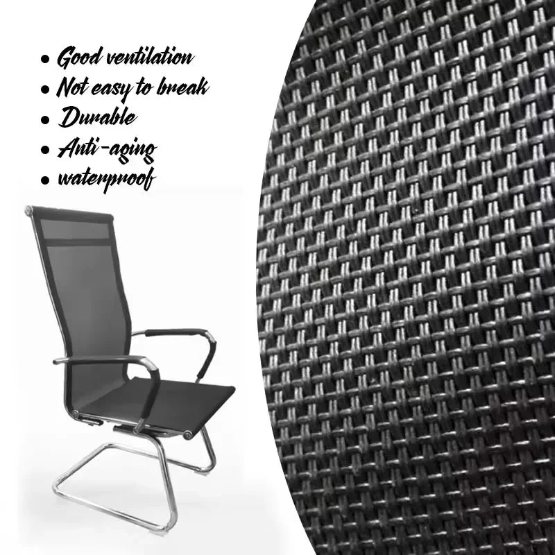 tissu maille pvc rapide respirant résistance abrasion largeur 152cm noir moderneextérieurbrisolage