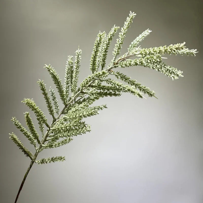 décoration extérieure branche artificielle feuilles vertes brun vase naturel expositionextérieur