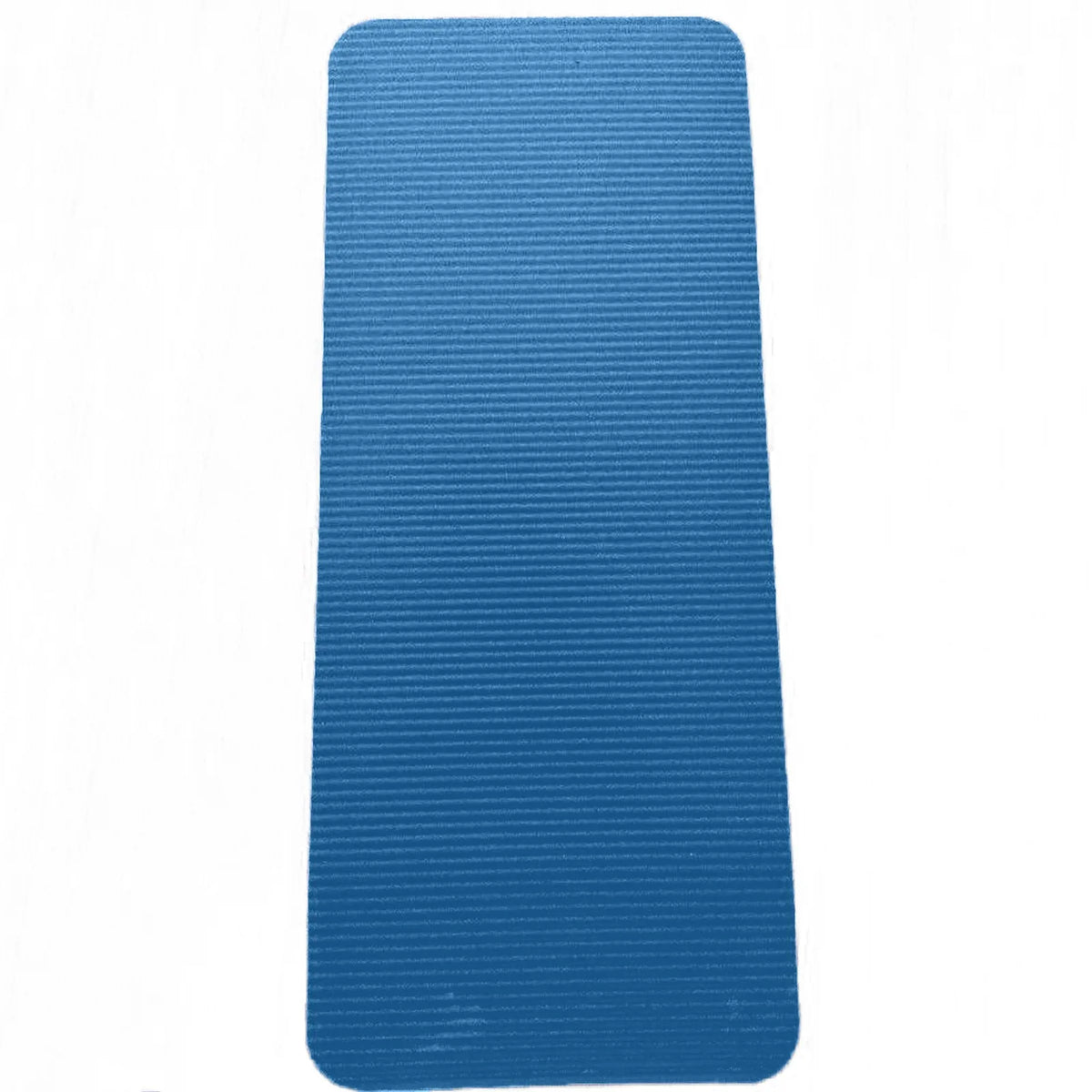tapis yoga bleu gris rayures horizontales moderne antidérapant portable