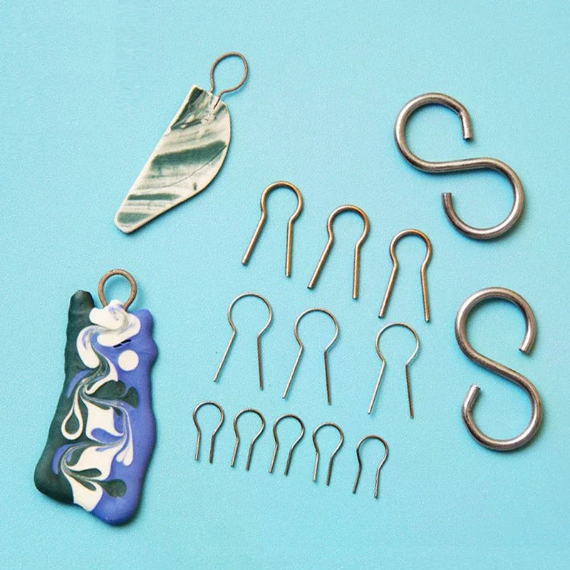 présentation moderne clips support bijoux blanc résistance haute température clips pendentifs résine