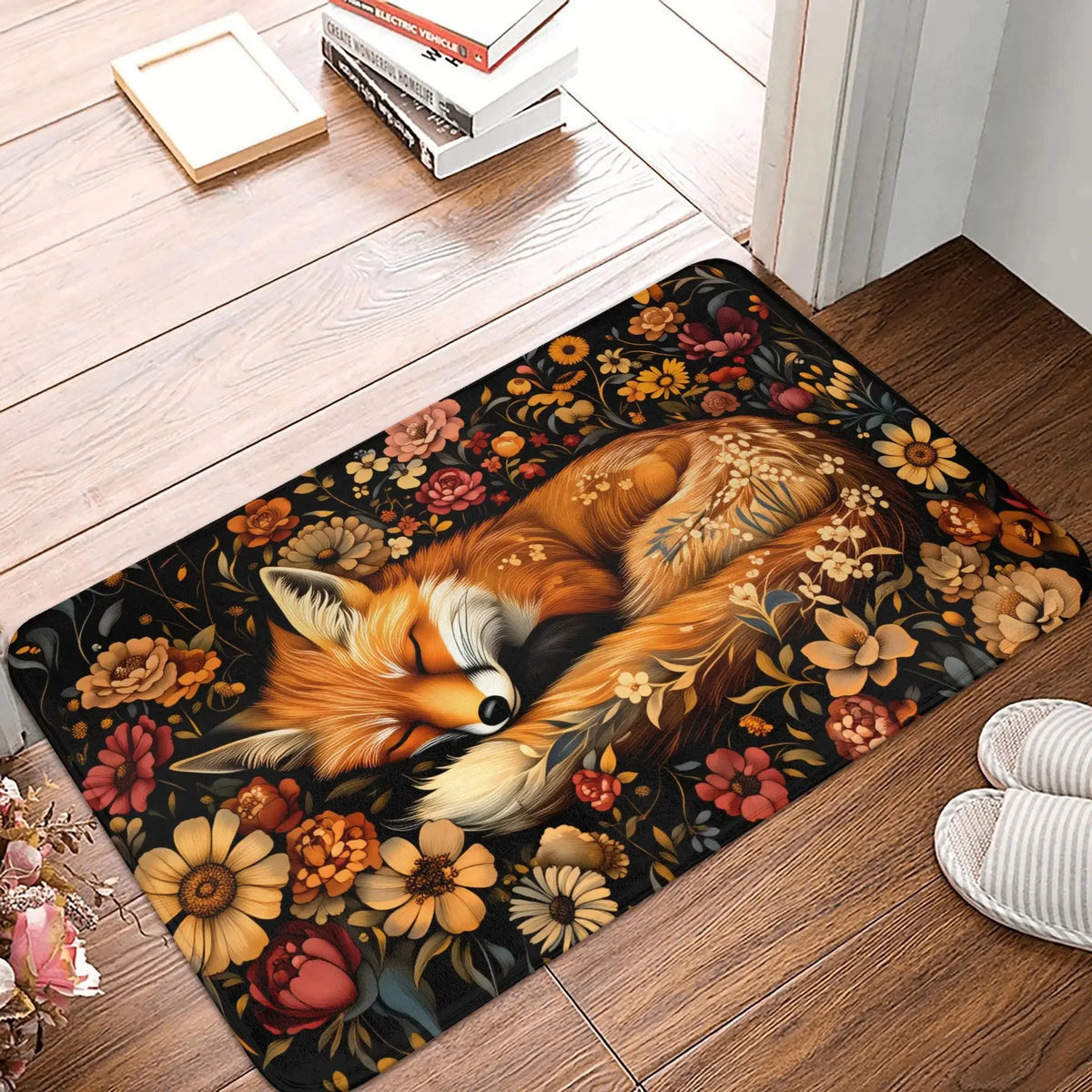 tapis sol antidérapant multicolore floral animaux moderne résistant décoloration 30x50cm 40x60cm 50x80cmPORTEbainextérieursalon