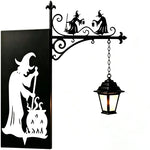 lumière suspension halloween fantôme araignée chauve souris citrouille sorcière gothique victorien métal ornement chambre
