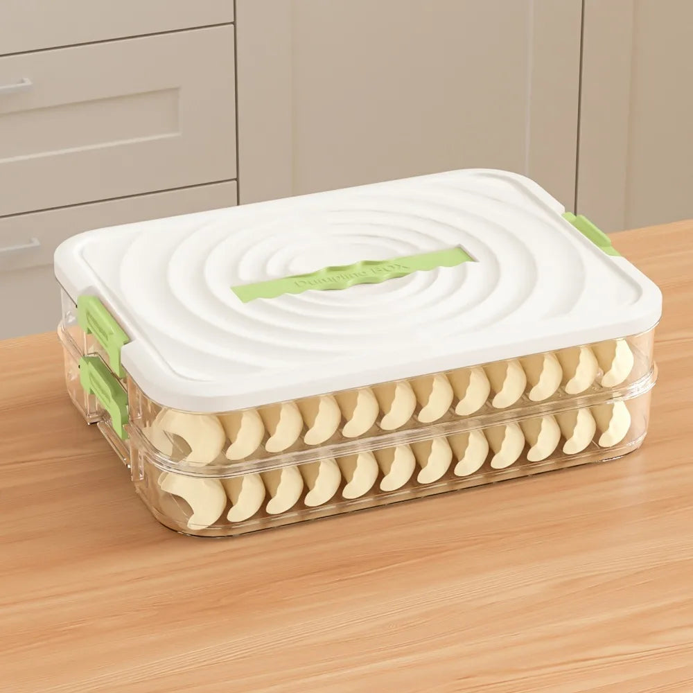 boîte rangement transparente réutilisable qualité alimentaire plastique moderne pratique poignées couvercle blanc beige