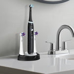 porte brosses dents blanc moderne minimaliste rangement salle bain orale iO électrique