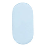 lit bébé couverture satin rose clair gris bleu ciel moderne élégant tranchant an polyestère