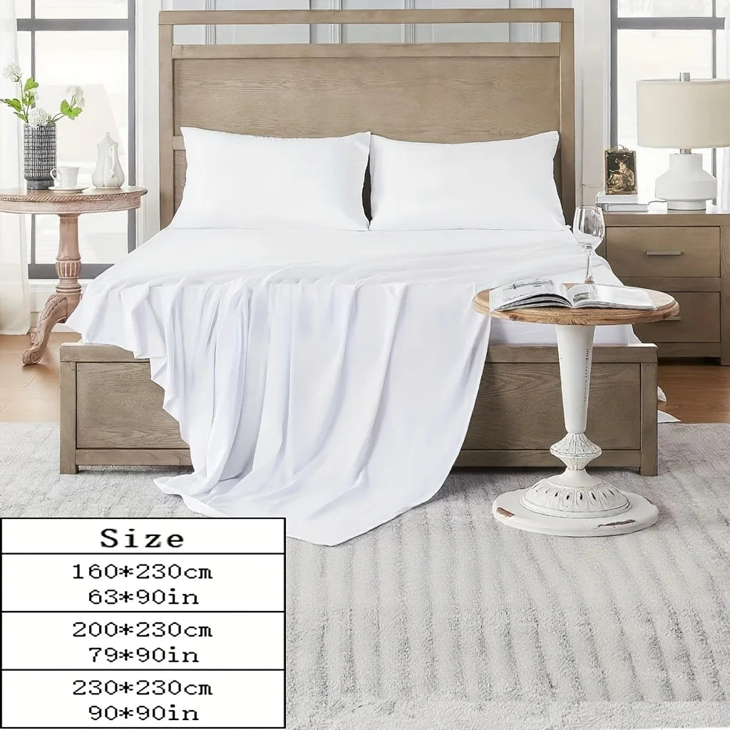 drap plat 100 polyester blanc beige moderne 160x230cm 200x230cm 230x230cm
