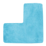 tapis bain doux moderne beige sapphire blue coffee grey lake blue mousse mémoire forme