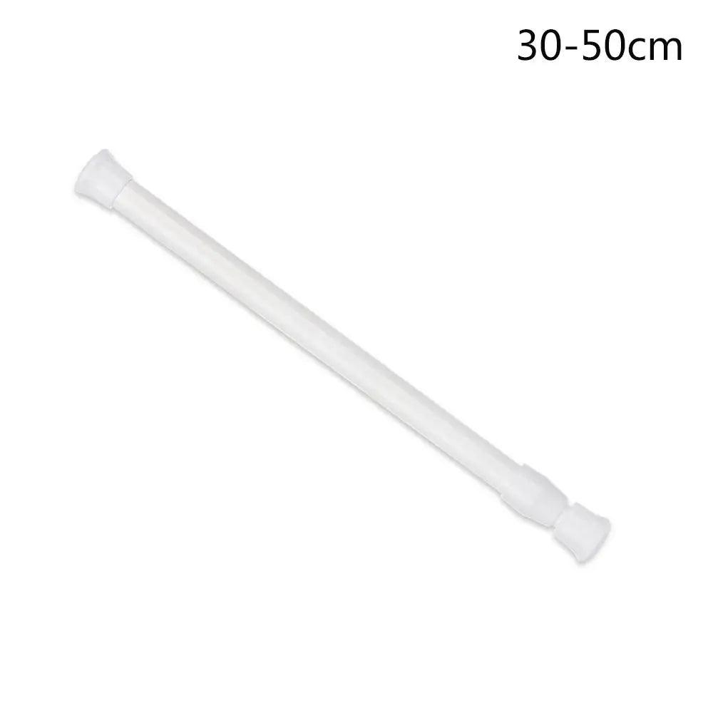 tige extensible rideau douche blanc moderne respectueux environnement eyelets robuste durable