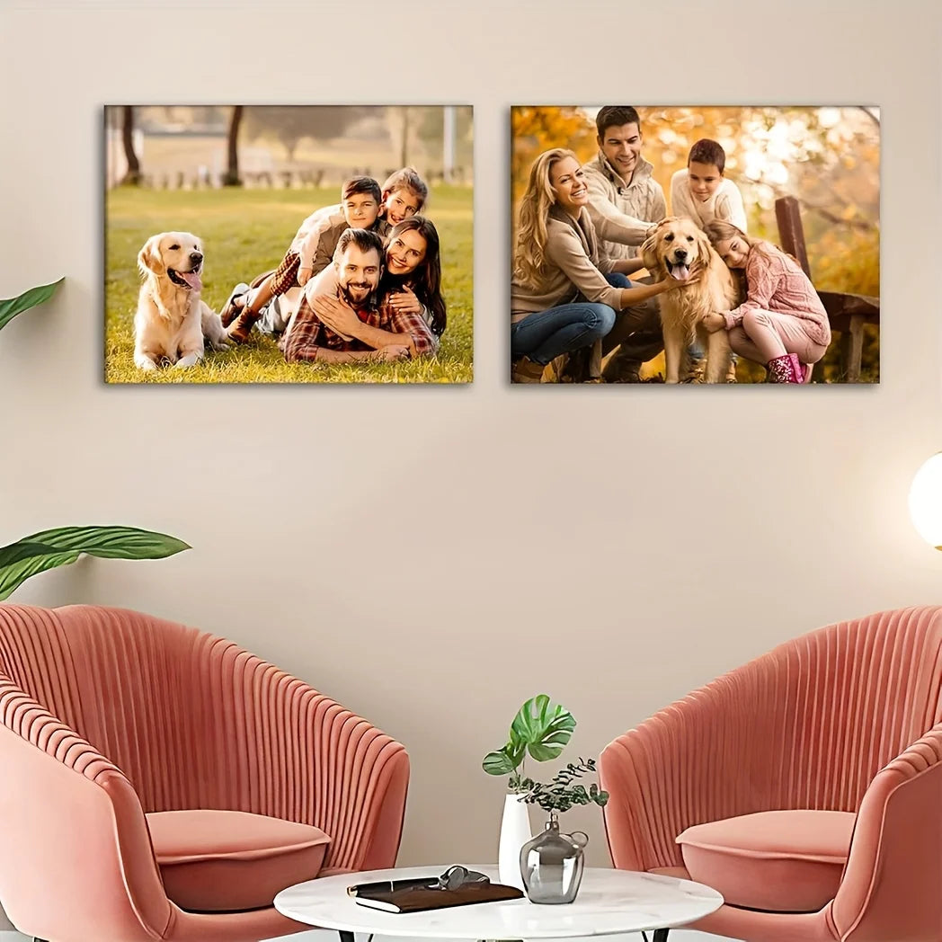 toile d'impression photo moderne cadre noir bordure 3cm haute qualité 20x40cm 21x30cm 30x30cm 30x40cm