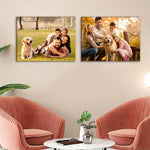 toile d'impression photo moderne cadre noir bordure 3cm haute qualité 20x40cm 21x30cm 30x30cm 30x40cm