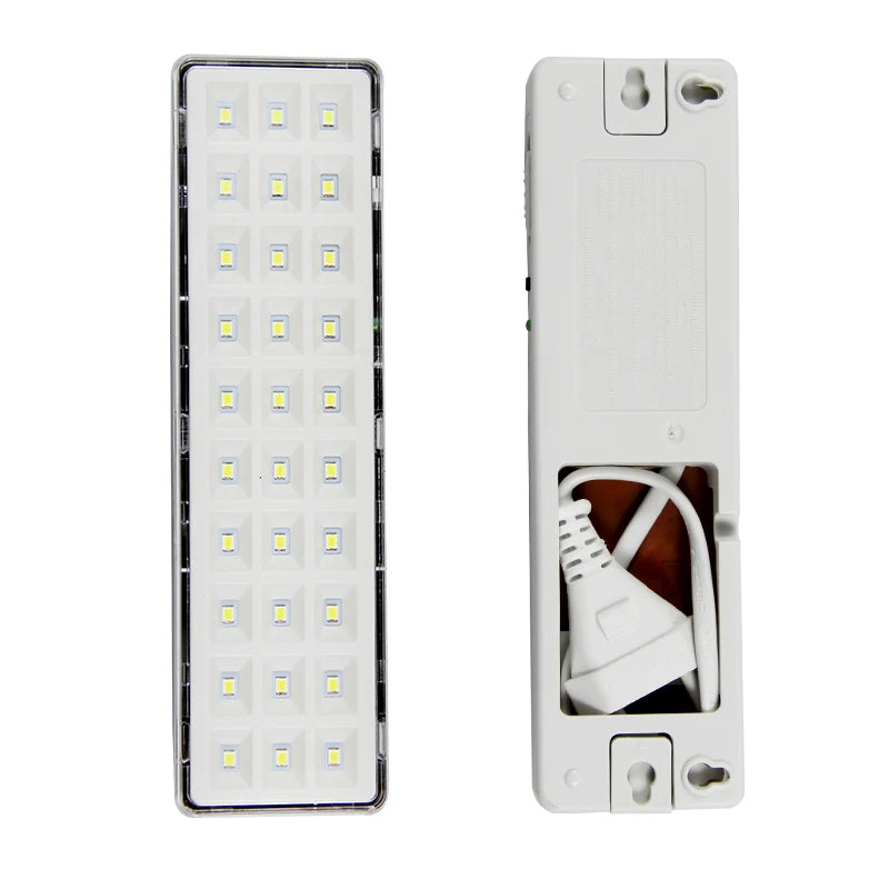 lampe led secours 30 led batterie rechargeable urgence maison intelligente blanc moderne