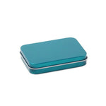 boîte métallique réutilisable noir mat classique rangement ongles artificiels respectueux environnement transparent fil écouteur