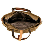 sac main vintage décontracté marron texture grunge poche extérieure fixations cuir intérieur noirversible