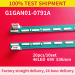 éclairage spécial bande led vert moderne 46 led 536mm 69v connecteur each end
