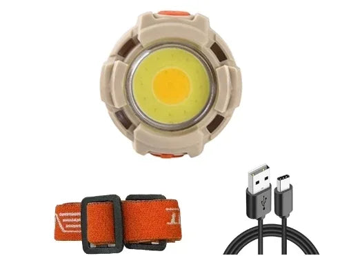 lampe frontale led rechargeable batterie lithium bandana tête camping outdoor