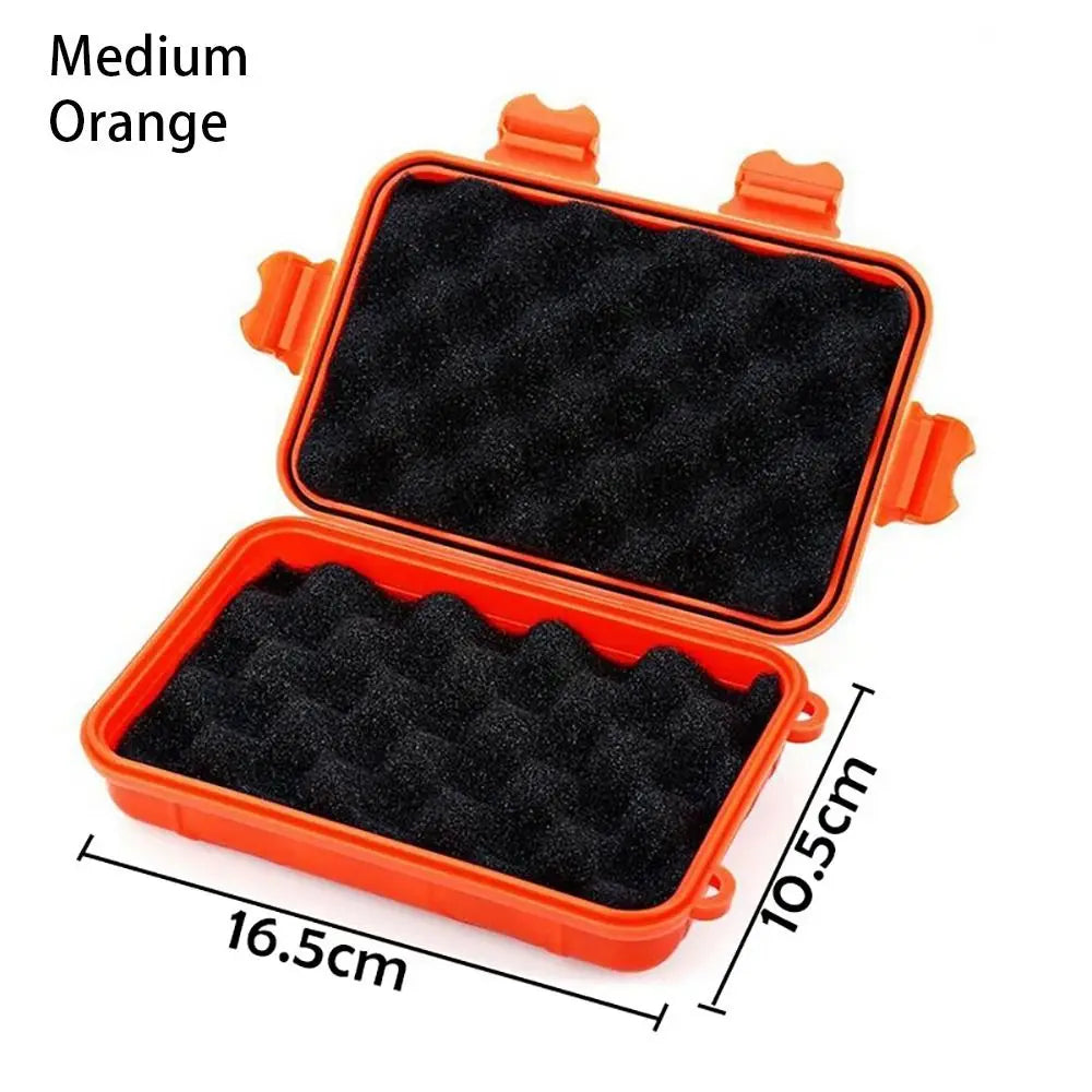 boîtes rangement réutilisables tailles poignées couleur noir orange beigeintérieur mousse noire