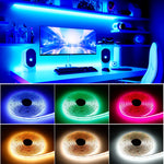 ruban led noir blanc 960 leds flexible moderne adhésif 12v 24v