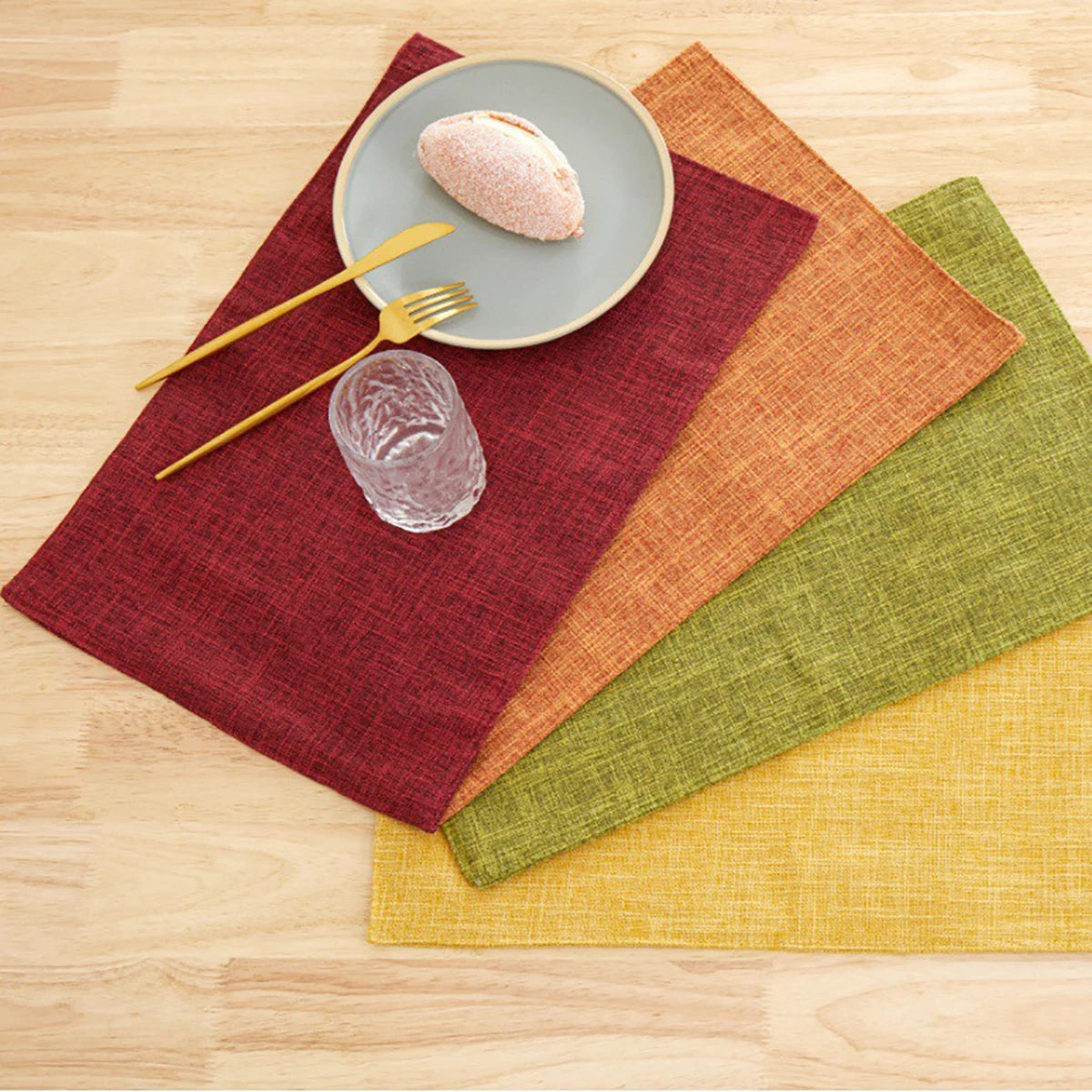 tapis table rectangle lin respectueux environnement isolation thermique facile nettoyage hygiène