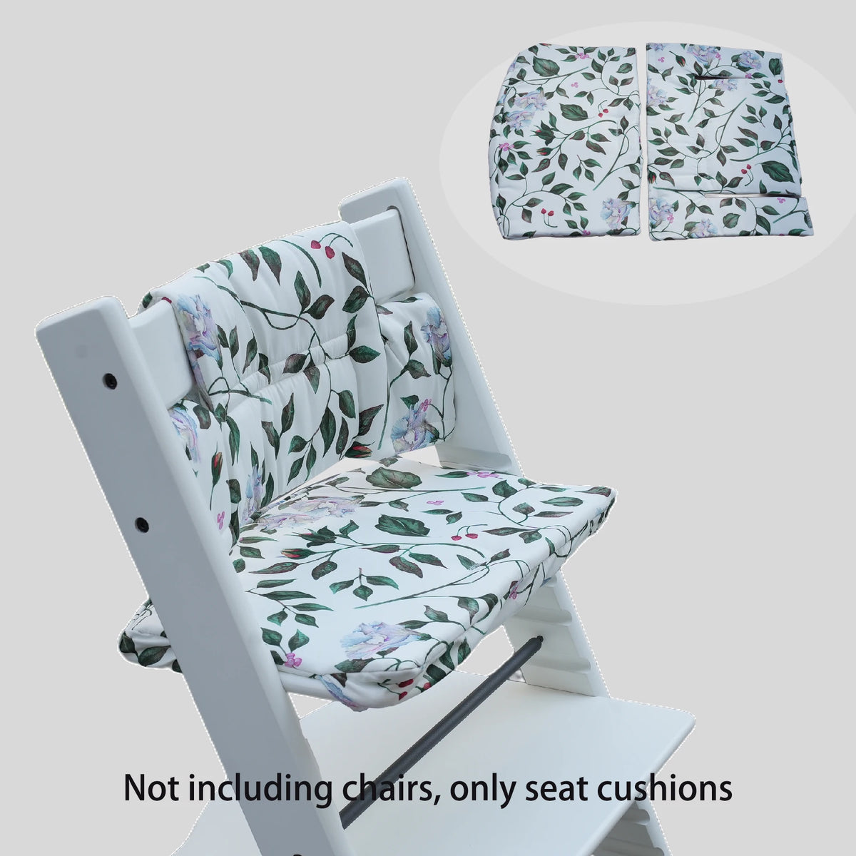 coussin imperméable coton polyester chaise enfant blanc noir moderne plateau repose pieds