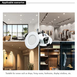 lampe led encastrable moderne blanc clips guide 3w 5w 7w 9w 12w 15w