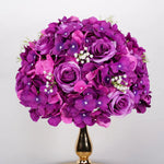 décoration intérieure bouquet artificiel blanc rose élégant mariage événement maison