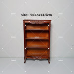 miniature chaise bois décorative meubles maison poupée classique scène miniature 112