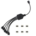 connecteur câble led rgb noir 24v 3528 3014 5050 5730 cee ans