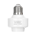 support lampe intelligent blanc mat moderne vis fixation prise électrique