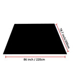housse protection canapé noir brillant moderne tissu imperméable vinyle pvc poignée