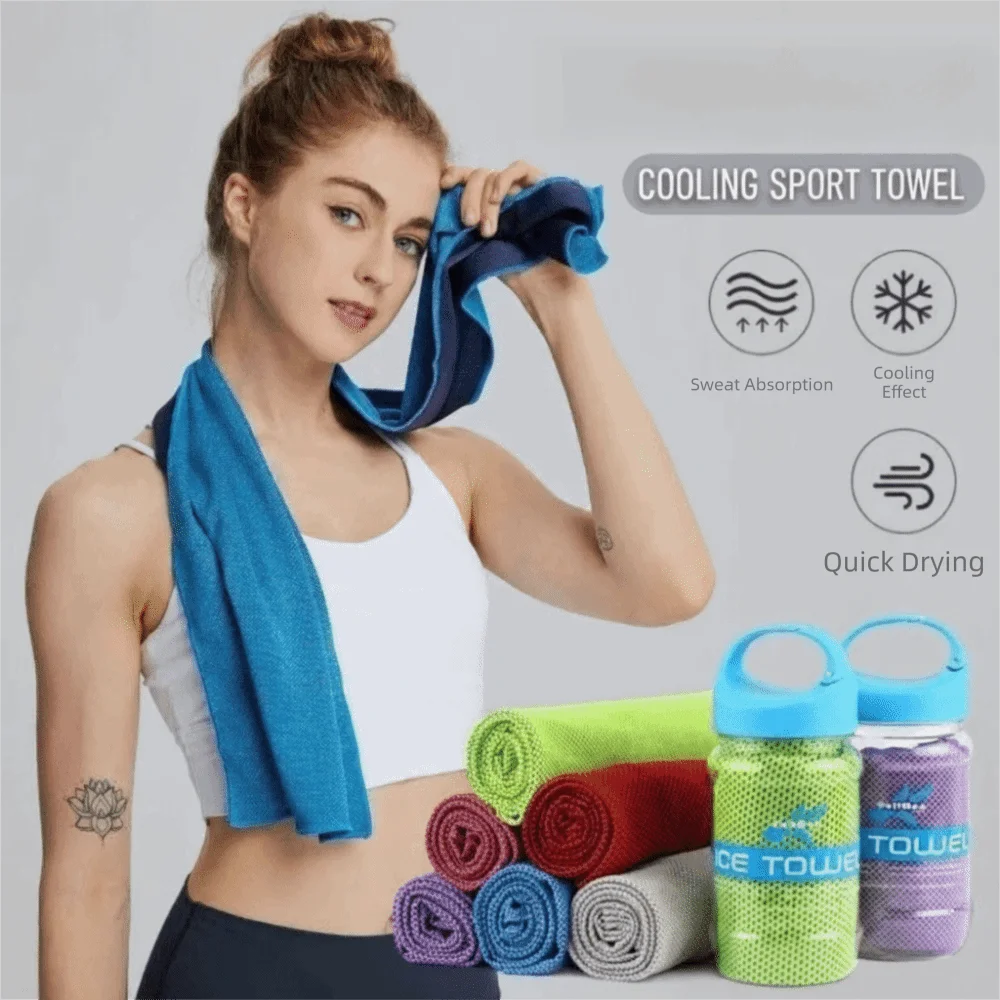 serviette sport microfibre séchage rapide bleu vert gris rose orange pâques moderne poignée