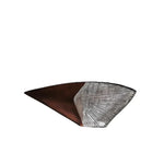 vase moderne résine marron doré gris noir rayures fines intérieur decoration