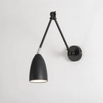 lampe murale articulée moderne argenté noir blanc réglable éclairage ambiance vis fixation chambre salon