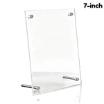 cadre photo acrylique transparent moderne pouces pouces A4 supports métalliques