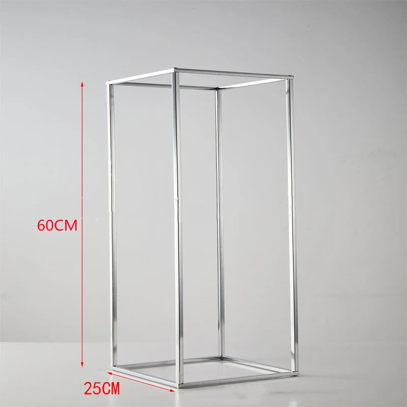support floral transparent moderne or grande occasion anniversaire mariage événement