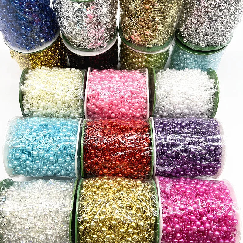 guirlande rondes brillantes opalescentes décoration mariage fête anniversaire accessoires bricolage couleur mixte
