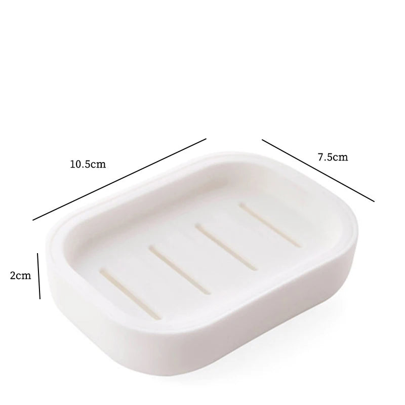 support savon moderne plastique couleur beige vert clair gris portable couvercle salle bain