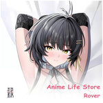 housse coussin corps anime dakimakura lit décoration chambre coton doux violet
