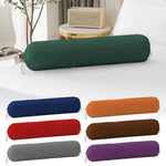 coussin rond uni moderne lit polyester coton noir vert foncé rouge gris bleu orange