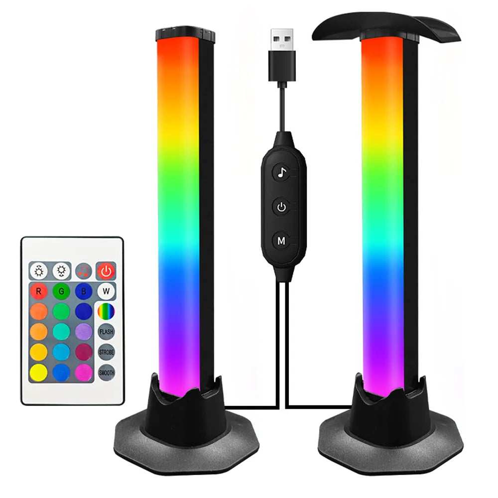 barre lumineuse led multicolore cyberpunk télécommande bluetooth application gamingRGBOpaque moderne