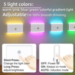 lampe murale led rectangle blanche aimantée tactile moderne sans fil rechargeable détecteur mouvement