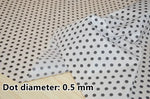 tissu imprimé imperméable motif points blancs coton bricolage couture décoration intérieur multi couleur