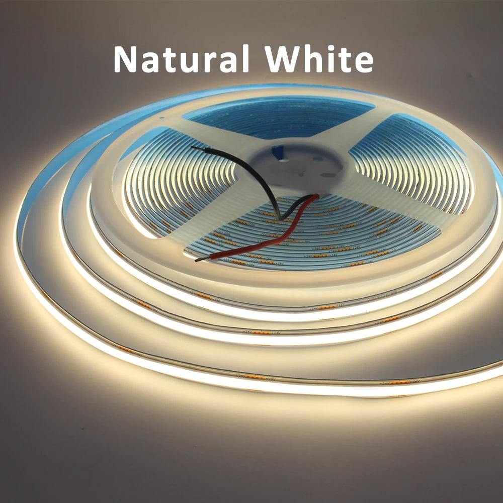 ruban led blanc jaune bleu adhésif haute luminosité 320 leds ligne continue moderne