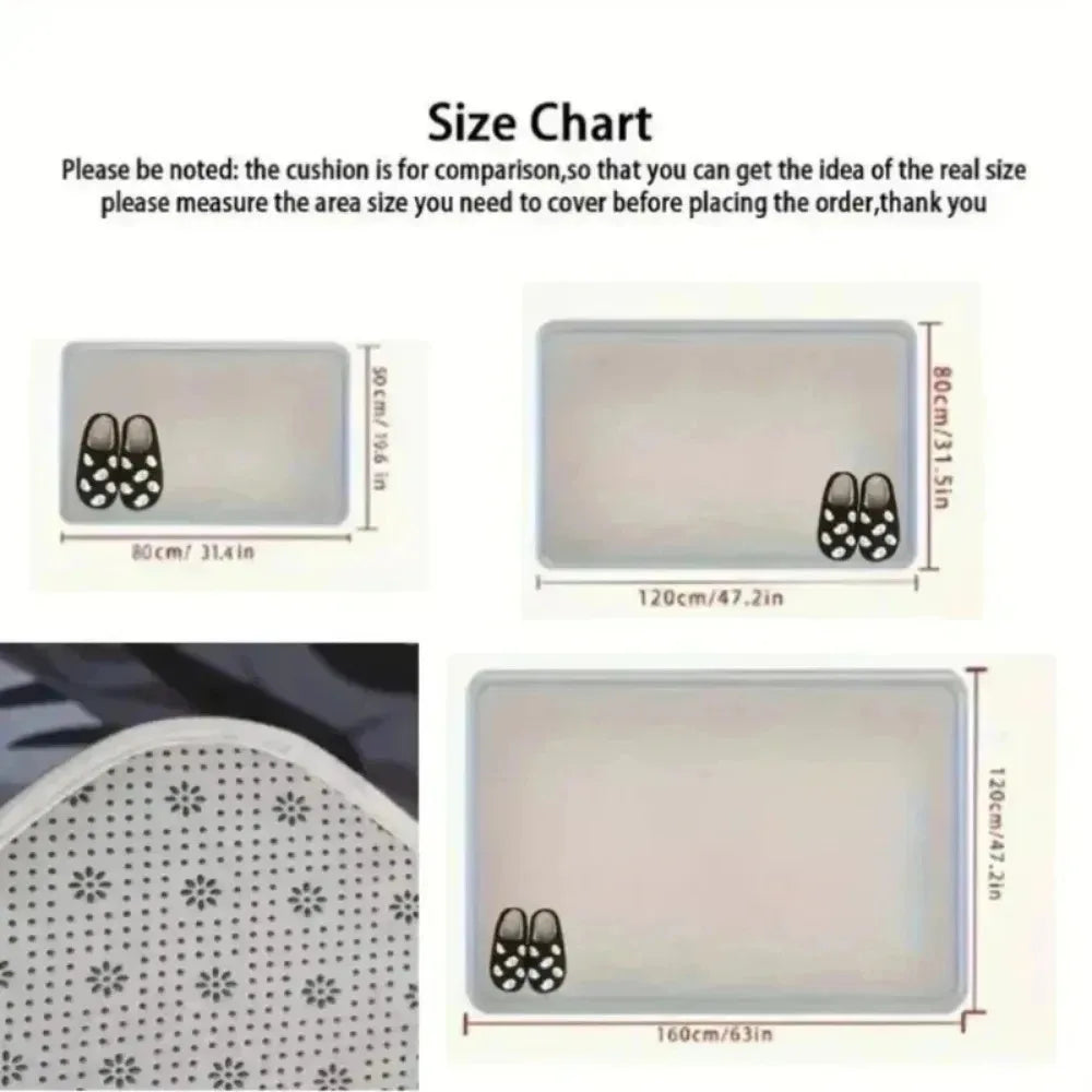 tapis sol entrée moderne motif chat endormi antidérapant décoration maison salon gris orange