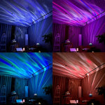 projecteur ambiance galaxie led télécommande motifs lumineux multicolores moderne relaxant