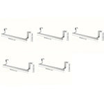 porte serviettes mural adhésif acier inoxydable simple barre moderne argente chromé sans perçage