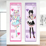 poster mural anime illustration fille costumes servant NEEDY GIRL OVERDOSE LOGIN violet rose noir