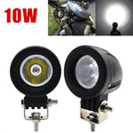 lampe led travail noir moderne ip68 vis cable 6000k éclairage routier atv