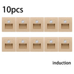 lampe led capteur mouvement noir blanc moderne minimaliste induction lumière chambre coucher