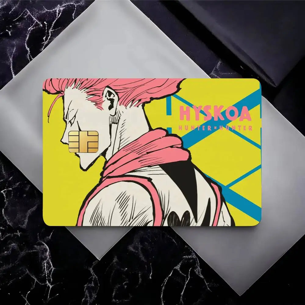étuis cartes crédit hunter hunter papier adhésif bleu noir violet moderne graphique